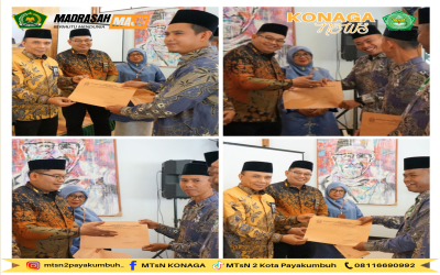 Pengukuhan Wakil Kepala Madrasah Periode 2025–2027: Siap Wujudkan MTsN 2 yang Maju dan Unggul