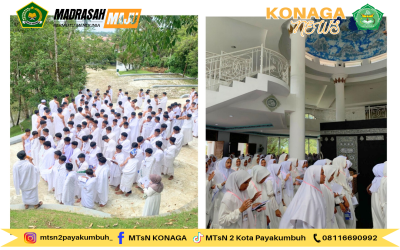 311 Siswa MTsN 2 Kota Payakumbuh Ikuti Manasik Haji di Padang