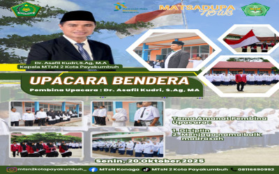 Siswa Kelas VIII MTsN 2 Kota Payakumbuh Gelar Upacara Bendera di SMK Wira Bakhti: Kedisiplinan dan Kewajiban